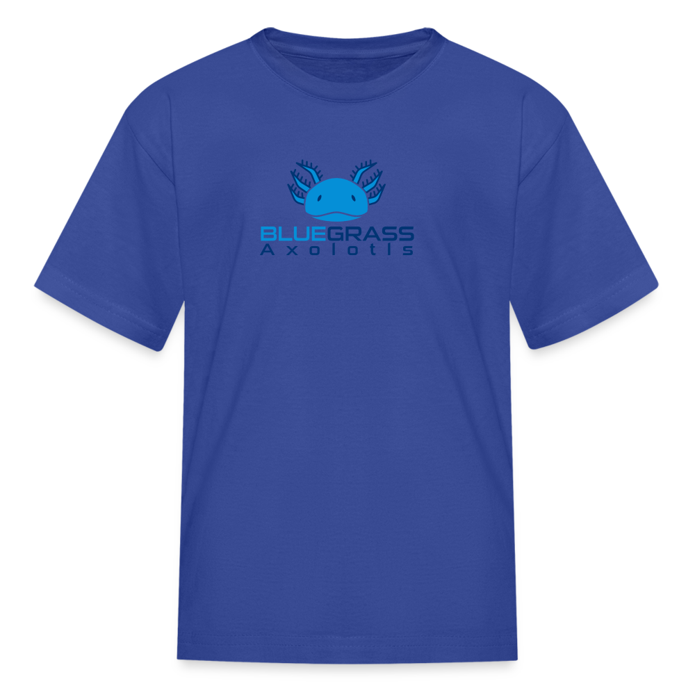 Bluegrass Axolotls Kids' T-Shirt - royal blue