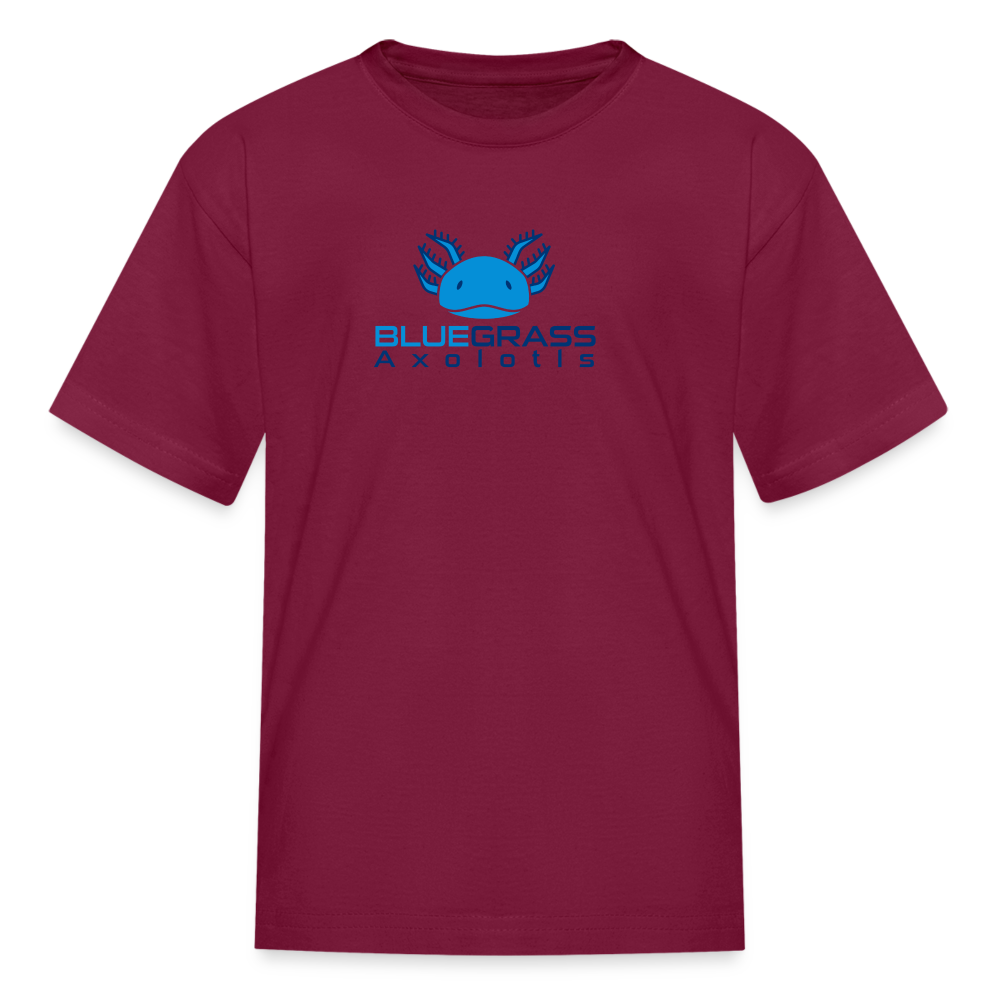 Bluegrass Axolotls Kids' T-Shirt - burgundy