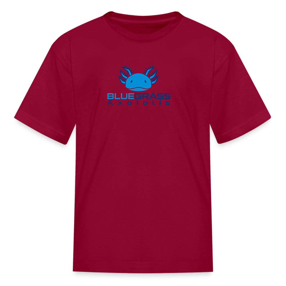 Bluegrass Axolotls Kids' T-Shirt - dark red