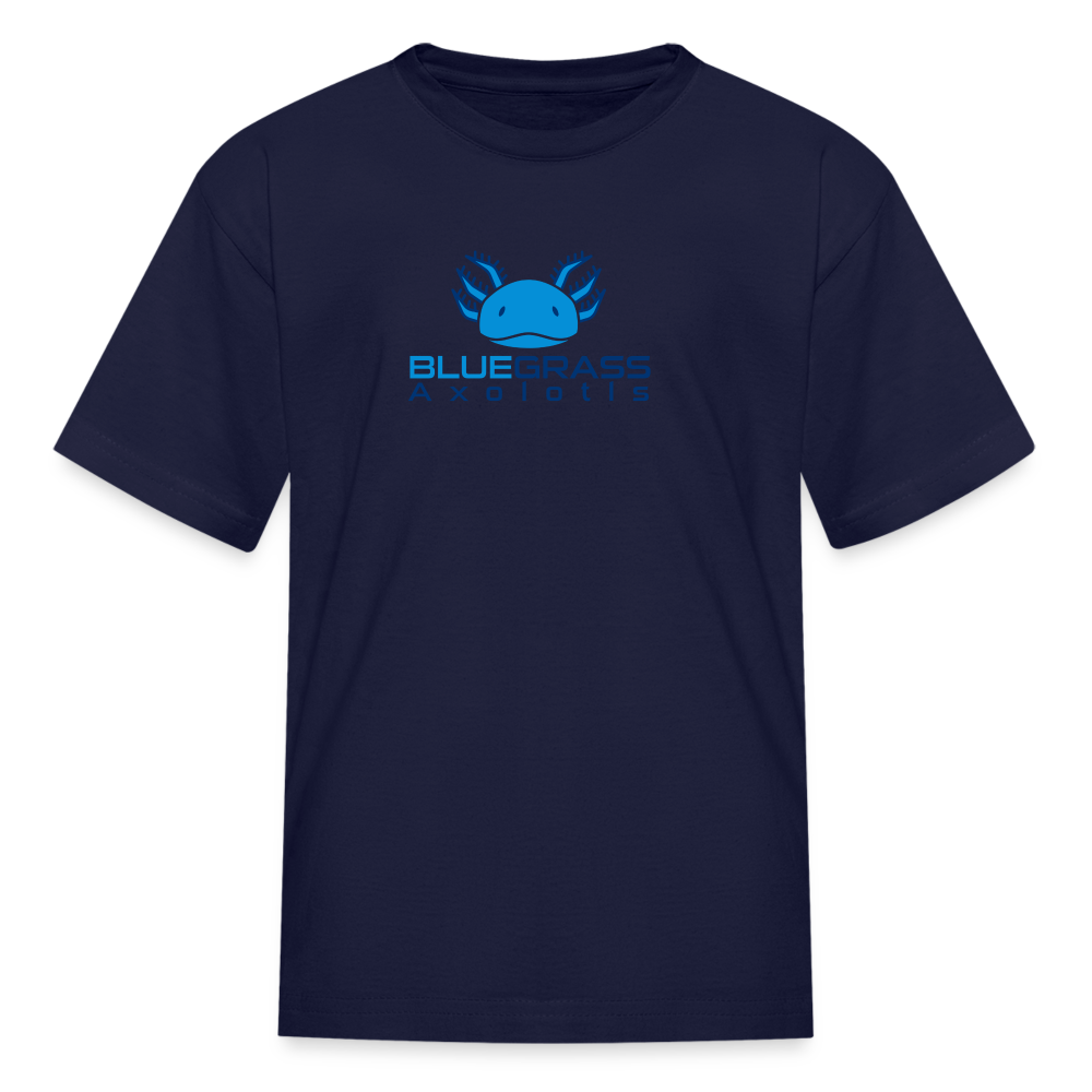 Bluegrass Axolotls Kids' T-Shirt - navy