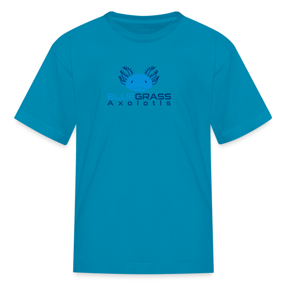 Bluegrass Axolotls Kids' T-Shirt - turquoise